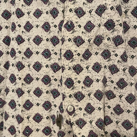 Vintage Abstract Men's Button Down - Picture 5 of 5